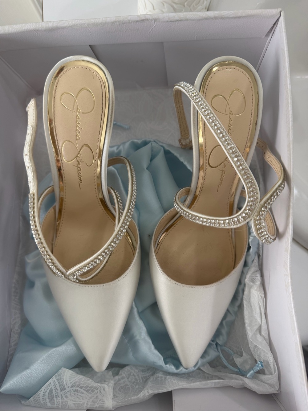 JESSICA SIMPSON WEYEMIA BRIDAL PUMP